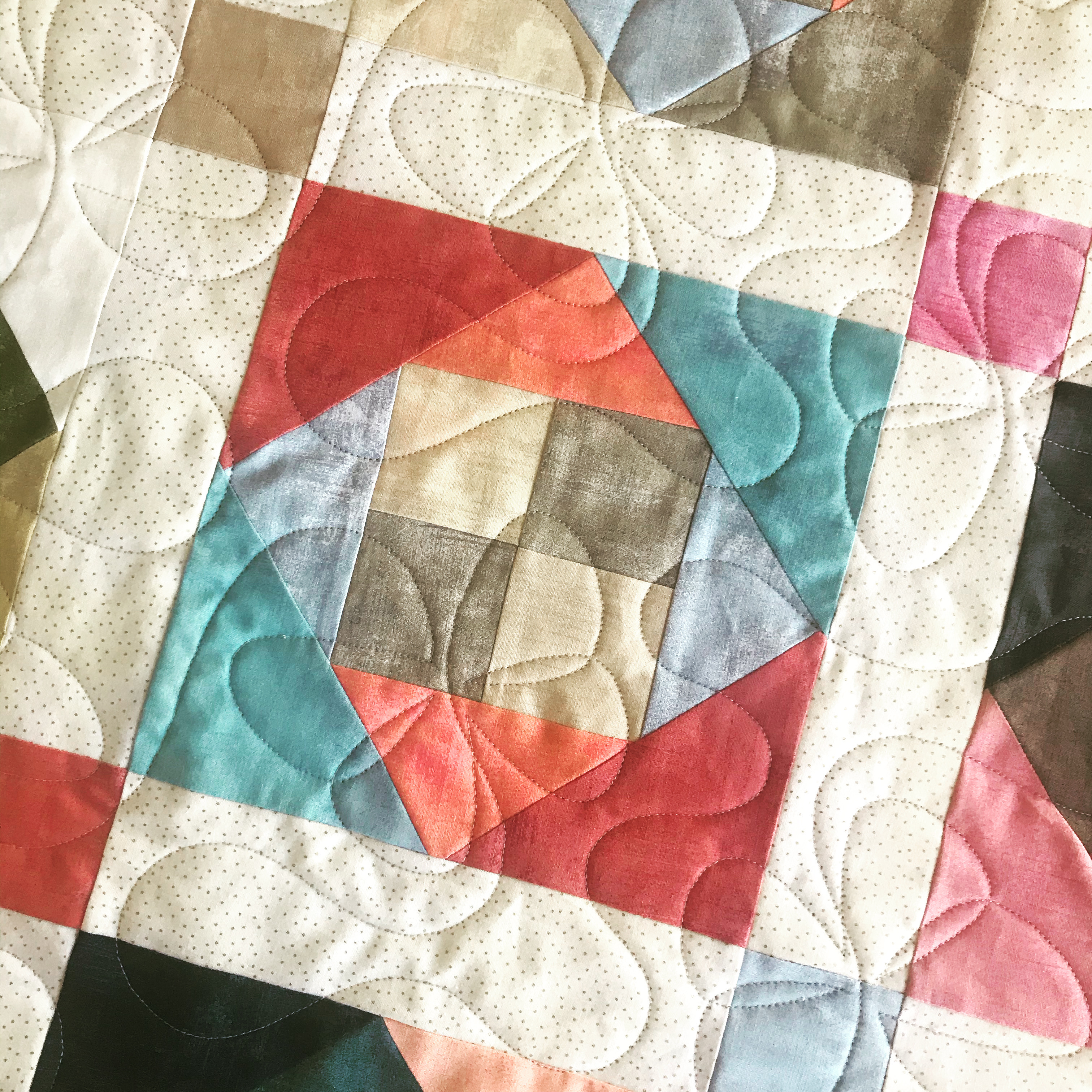 candy canes longarm quilt pattern